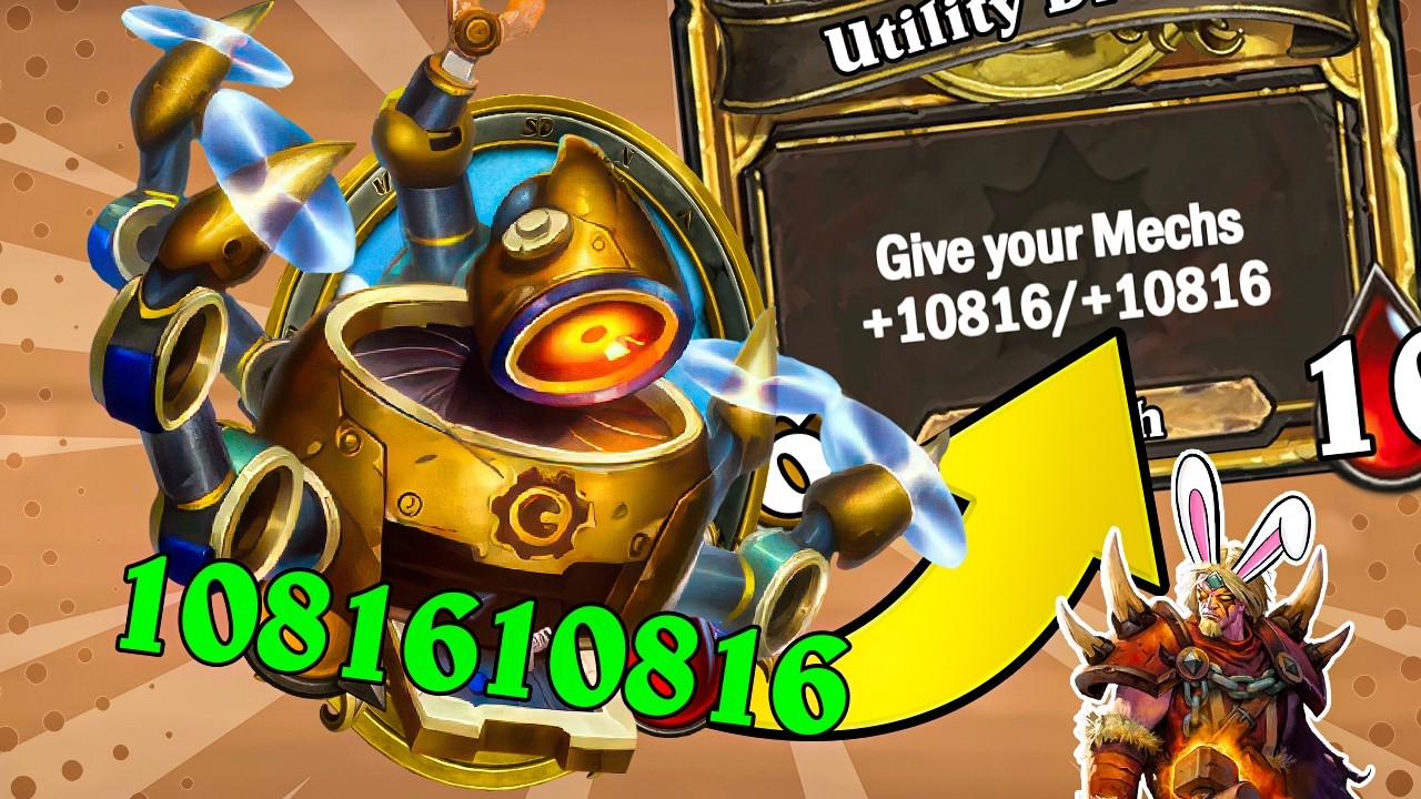 The CRAZIEST Mech Game! | Hearthstone Battlegrounds