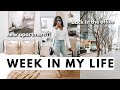 WORK WEEK IN MY LIFE | new apartment, going back into the office + life updates