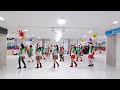 Cowgirl For Christmas 2022 Line Dance - Demo By D&#39;Sisters &amp; Friends LDG #linedance #christmas2022