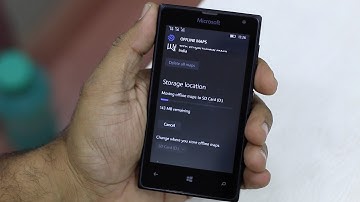 Windows 10 Mobile : Move Offline Maps to SD Card