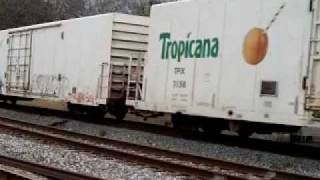 CSX Q741 at Plant City, FL on 1-23-10
