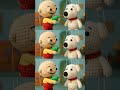 Family guy Short video- Stewie and Brian -Amigurumi style #midjourney #familyguy #animation