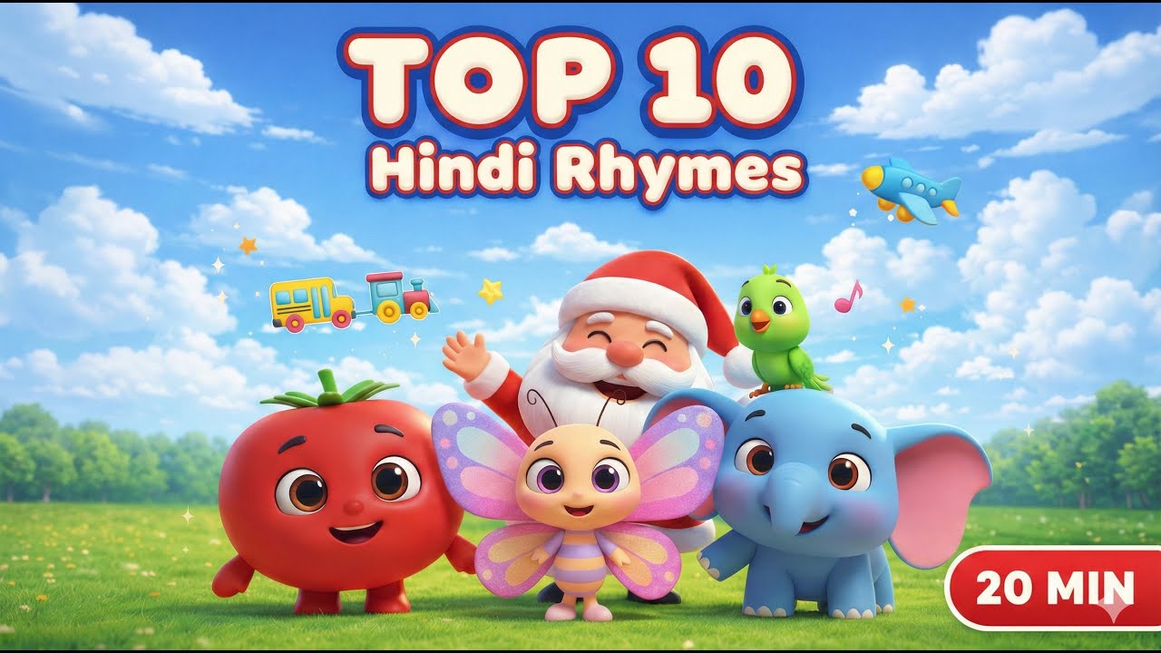 Top Hindi Rhymes For Kids That Will Keep Them Engaged For 20 Minutes