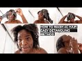 How to properly wash 4c hair with no pain detangling #4chair