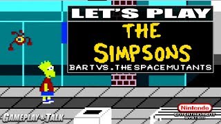 The Simpsons: Bart Vs. The Space Mutants Full Playthrough (NES) | Let's Play #385 - Platforming Hell