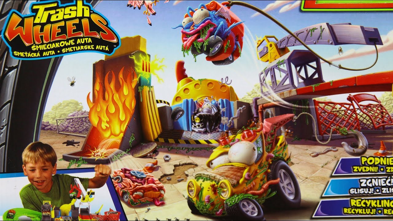 Junk Yard / Złomowisko Trash Wheels / Śmieciakowe Auta The Trash Pack Cobi YouTube
