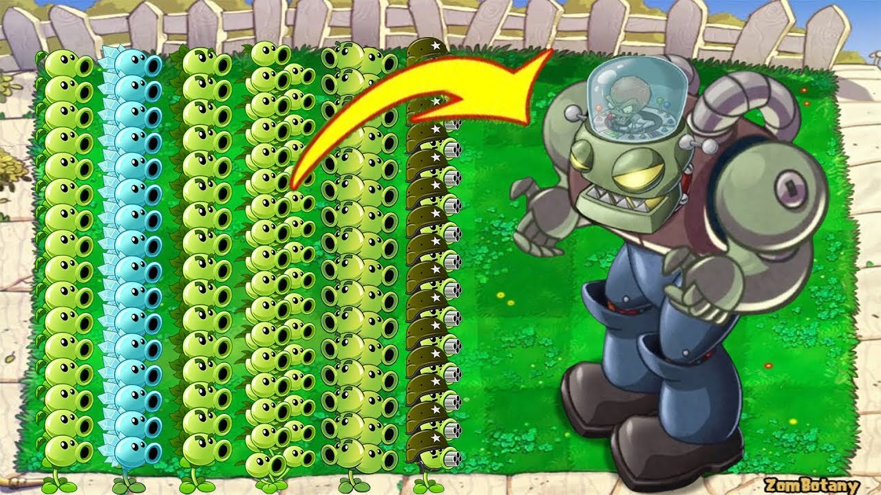 All Pea PvZ 2 PAK Vs All Zombies PvZ 2 PAK Plants Vs Zombies 2 PAK ...