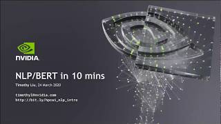 NLP/BERT Introduction - Timothy Liu -  NVIDIA