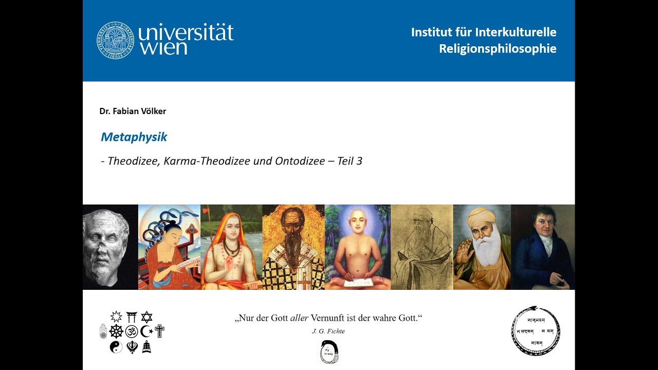 Fabian Völker - Theodizee, Karma-Theodizee und Ontodizee - III/IV