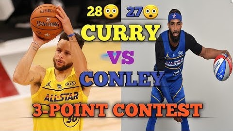 3-Point Contest Finals AllStar 2021 - Stephen Curry Vs. Mike Conley