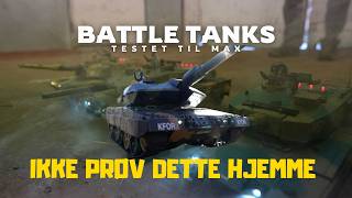 RC Battle Tanks 💥 Vi skjøt på hverandre (ikke gjør dette!!!)