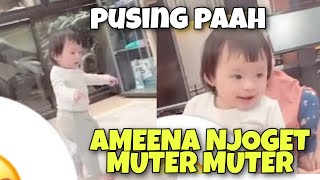 Live Malam Ameena Njoget Muter Pamer Bokong Lucu