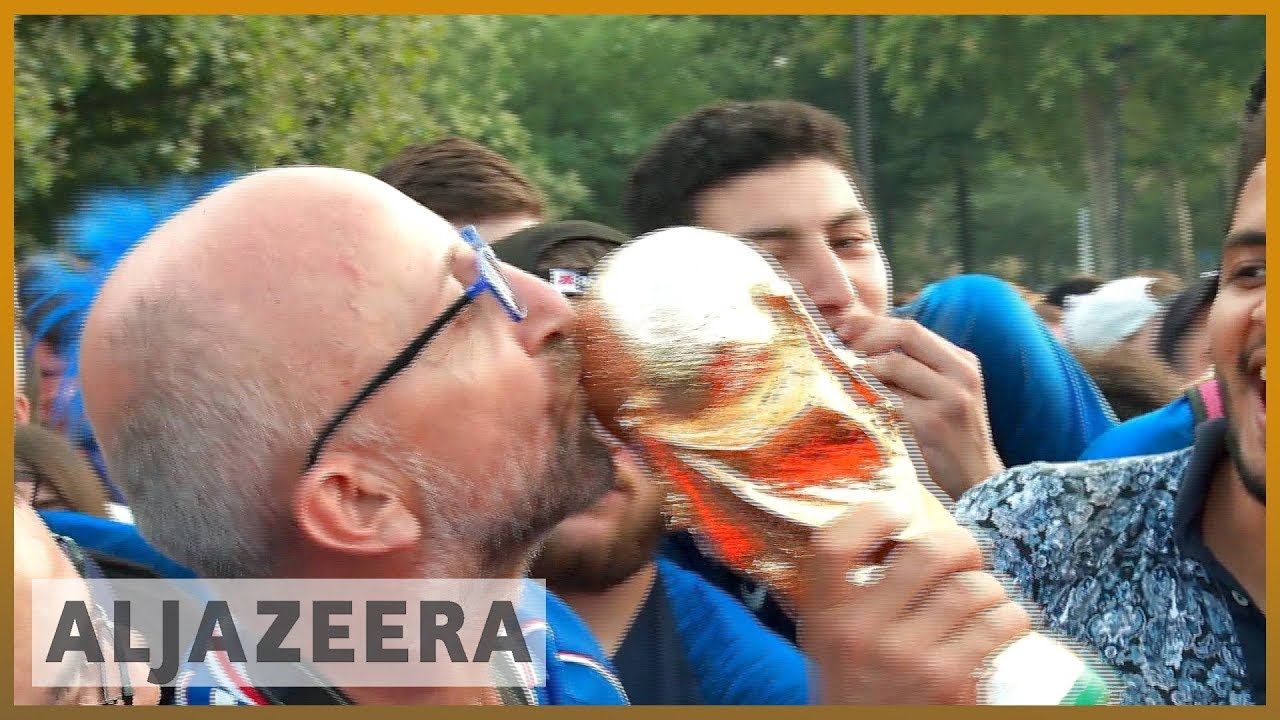 🇫🇷 فرنسا تفوز على كرواتيا لتتوج بلقب كأس العالم 2018 | الجزيرة الإنجليزية