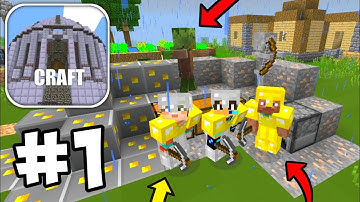 MiniCraft Multiplayer Survival Walkthrough Gameplay Part 1 | MiniCraft Village Survival Series 2025