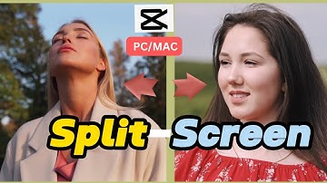 How to Create Split Screen CapCut PC and Mac| Add two video side by side CapCut PC| CapCut Edit