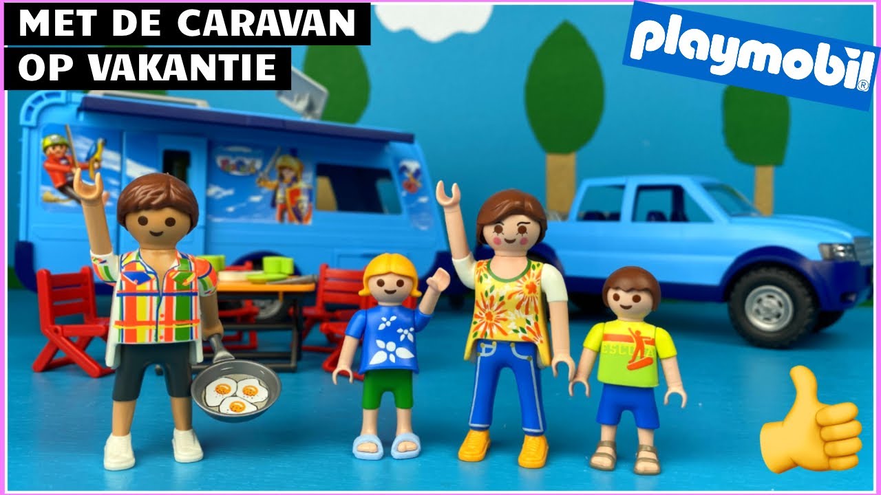 Playmobil Pickup met Caravan uitpakken | Family Toys Collector
