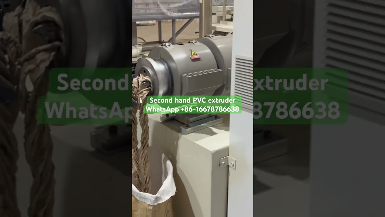 Second hand PVC extruder in stock 