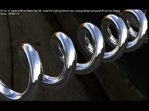 Blender spring animation