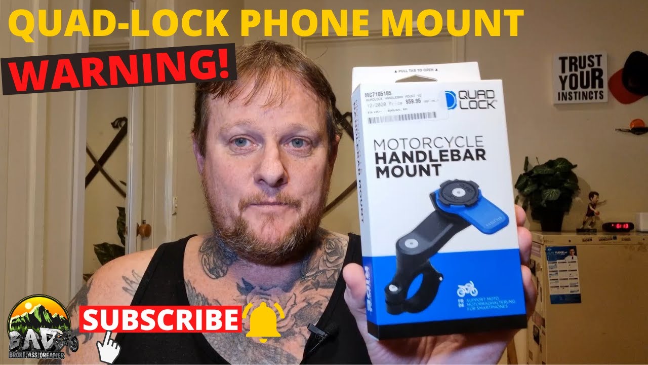 Quadlock Phone Mount Review WARNING DO NOT BUY until you watch this