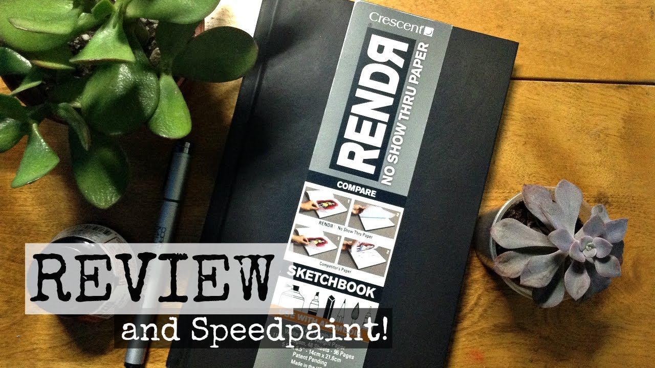 Rendr sketchbook REVIEW ★ Witch Speedpaint ★ Prismacolor Premier YouTube