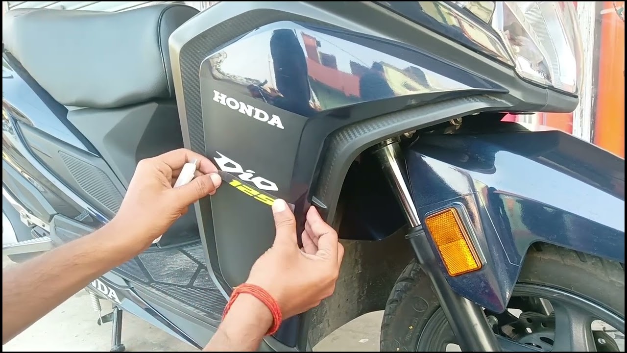 Honda Dio 125 H-Smart Sticker Modified In 2025