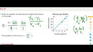 5-2 Analyze Linear Equations: y=mx