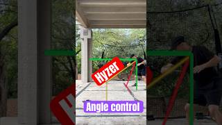 Hyzer angle control short #discgolf