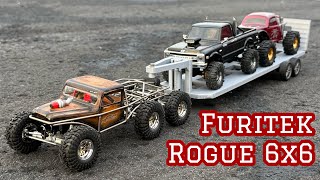 Furitek Rogue 6x6 on Real Rocks #furitek #rogue6x6 #rccrawler #crawler