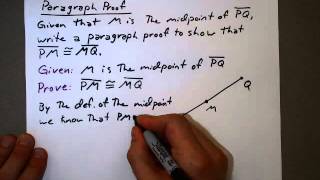 Geo, Sect 2 5, Paragraph Proofs