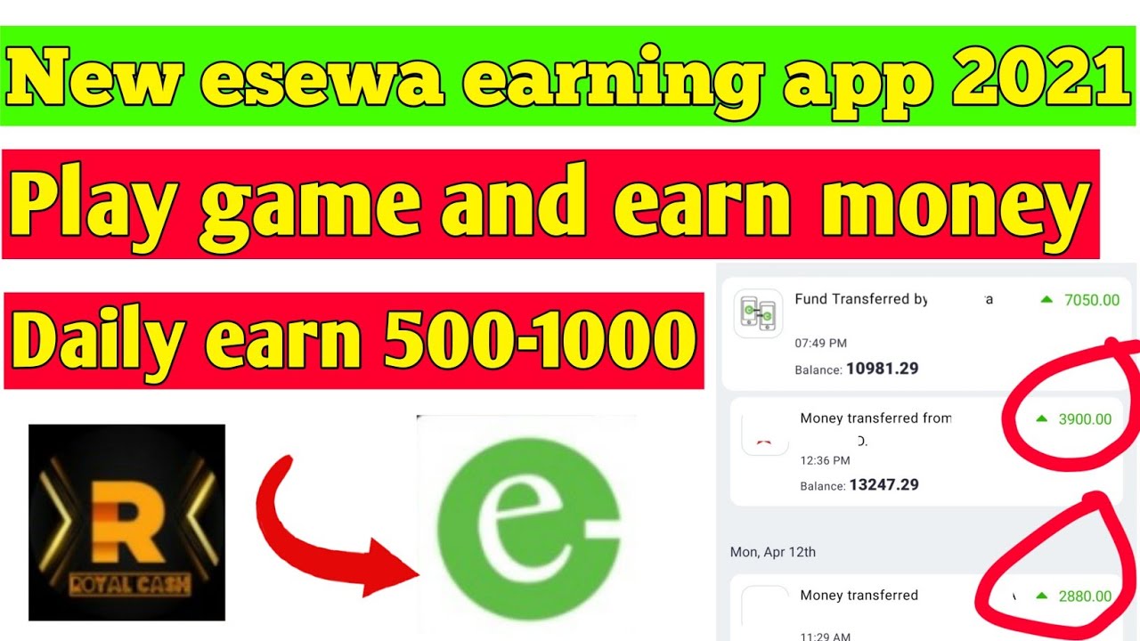 New esewa earning app 2021 | How to earn free esewa money in nepal | esewa earning app | Royal cash