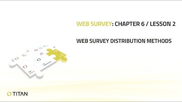 Web Survey 101: Chapter 6 - Lesson 2 | Web Survey Distribution Methods