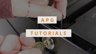 Celebrity How to Replace a Series 100 Cash Drawer Lock | apg Lock Replacement Profile