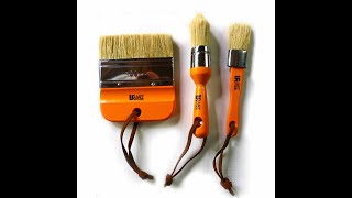 3 Oval Paint Brushes by https://UrArtStudio.com
