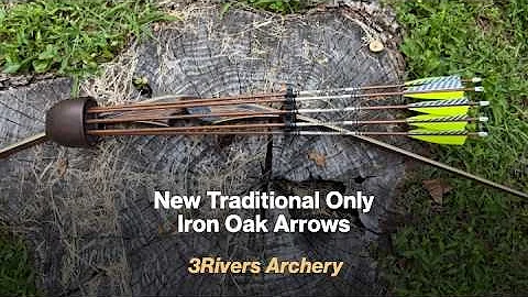 3RiversArchery New Traditional Only Iron Oak Arrows