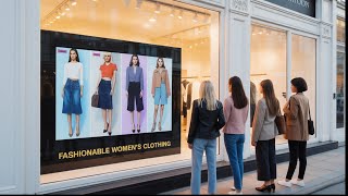 Transform Your Storefront with a 65-inch Dual LCD Digital Display!