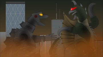 Mechagodzilla Vs. Gigan | Sticknodes Animation