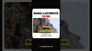 Manual Testing vs Automation Testing