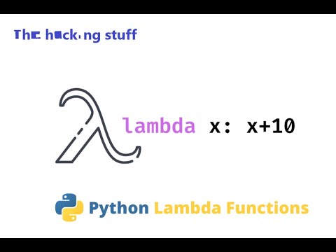 LAMBDA FUNCTION IN PYTHON - YouTube