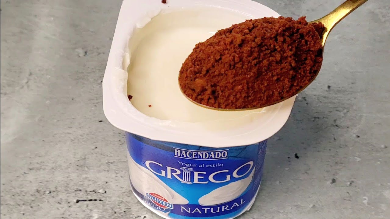 SIMPLEMENTE MEZCLA YOGUR Y CAFÉ POSTRE EN 5 MINUTO y 3 INGREDIENTES POSTRE DE GALLETAS CREMOSO 👌