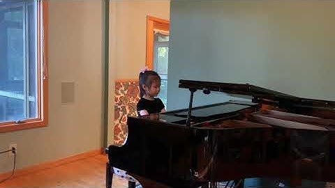 Variations on a theme by Paganini (composed by James Bastien)(age 7)