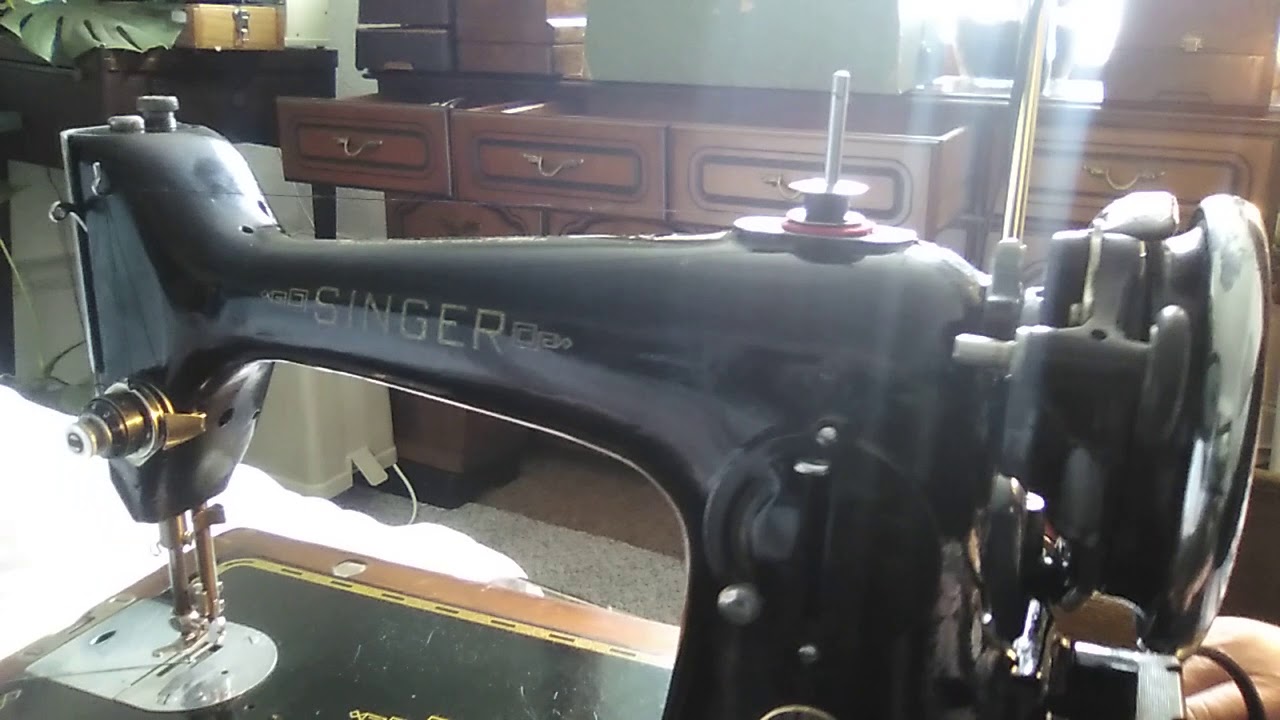 SINGER 201K KNEE LEVER OPERATED SERIAL NUMBER EF531080 23/5/2019 SO