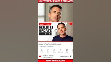 YOUTUBE DISLIKES REMOVED! - WHY? | YouTube New Update | #shorts
