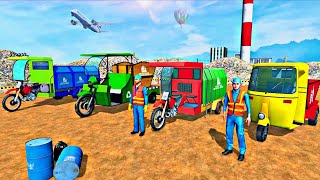 Городской мусорный рикша — игра City Garbage Rickshaw — Android GamePlay screenshot 3