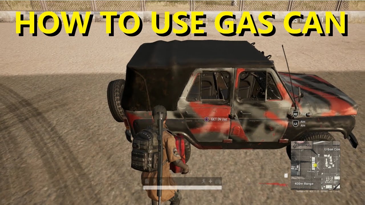 PUBG How to fuel a vehicle YouTube