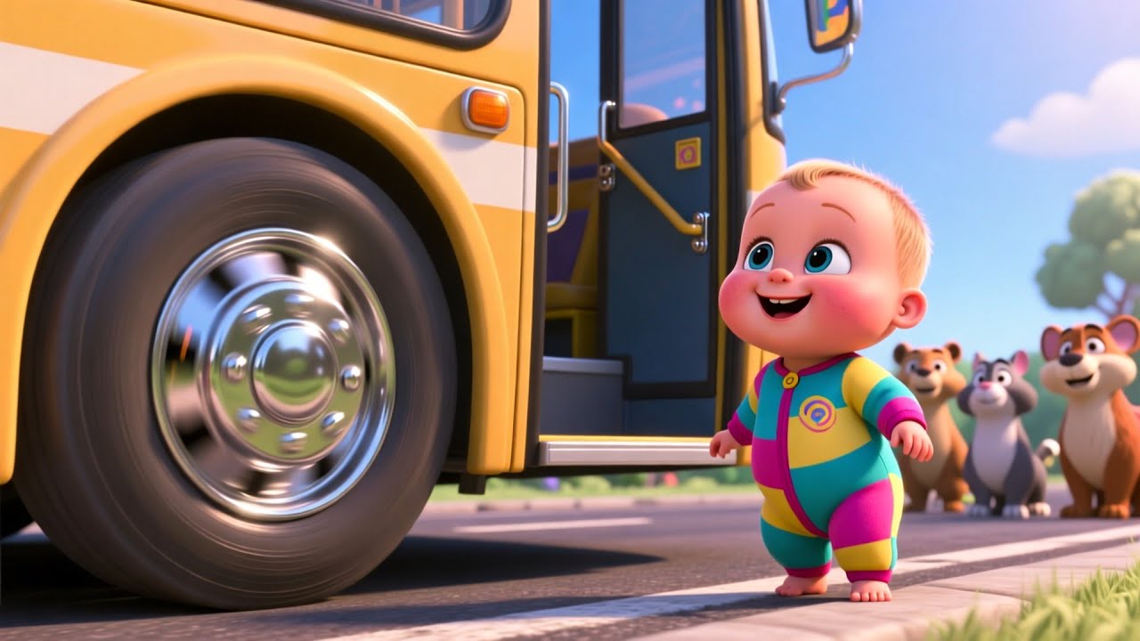 Beep Beep Bus Fun 🚌💨🍼 | Kids Fantasy Song | Learn Safe Travel and Happy Routines