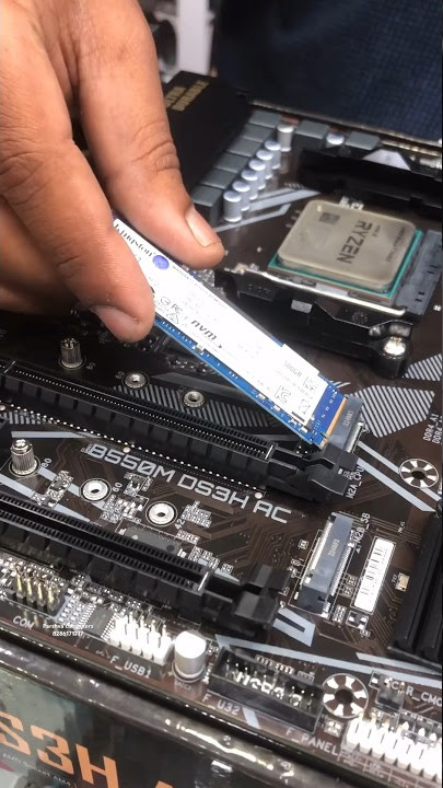 How to install Nvme m.2 SSD l Nvme SSD installation on motherboard #shorts #youtube