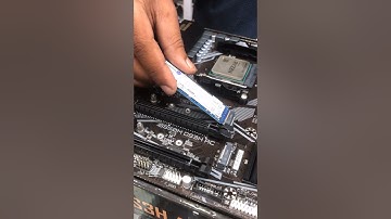 How to install Nvme m.2 SSD l Nvme SSD installation on motherboard #shorts #youtube