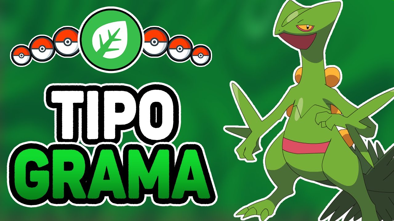 Todos os pokémons do tipo grama 