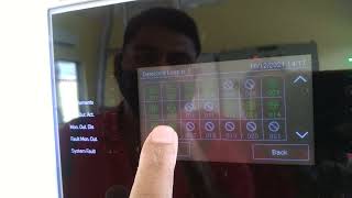 teledata Fire Alarm Panel device change setting