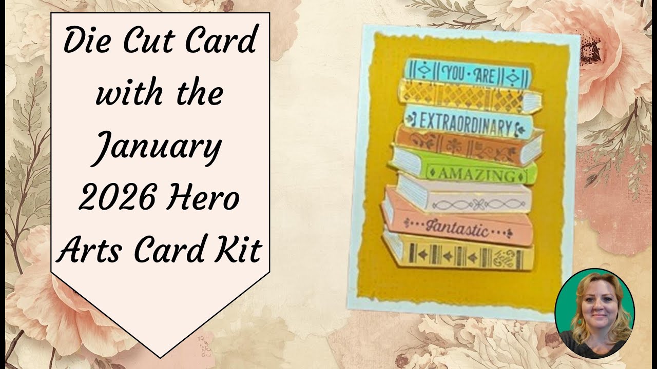 Набор открыток «К прочтению» от Hero Arts, ноябрь 2025 года, выпуск месяца.